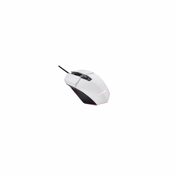 TRUST myš GXT 109W FELOX Gaming Mouse, optická, USB, bílá