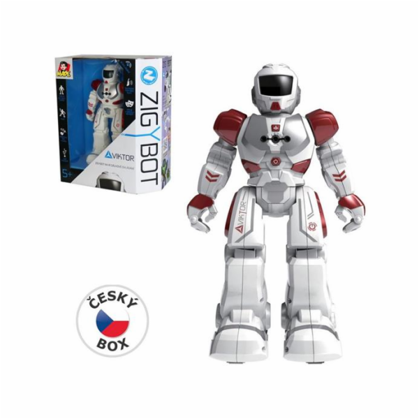 Robot MaDe Zigybot Viktor 27 cm, 21 funkcí, červený