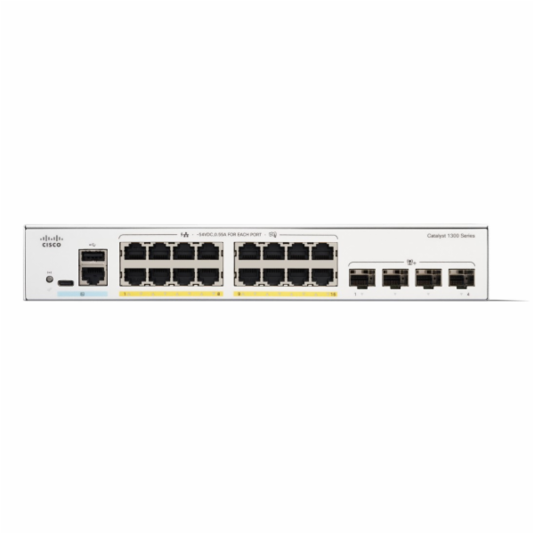 Cisco Catalyst 1300-16P-4X - Přepínač - L3 - řízený - 16 ...