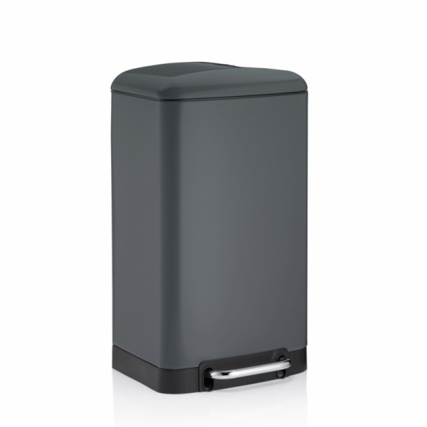 Koš odpadkový Davino tmavě šedá 30l KL-10909