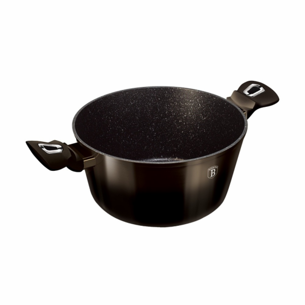 Kastrol s mramorovým povrchem 28 cm Shiny Black Collectio...