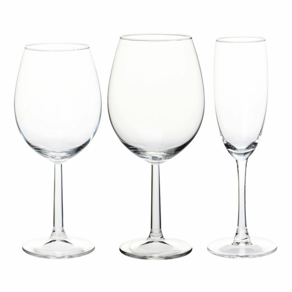 Sklenice na víno a sekt EXCELLENT sada 18 ks KO-CC7000530