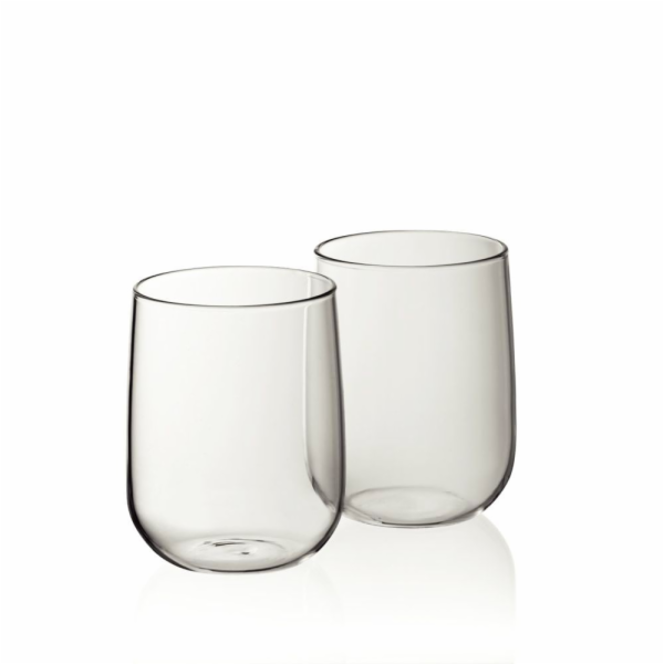 Sklenička FONTANA 2ks H 9,5cm / Ř 8cm / 250 KL-12417
