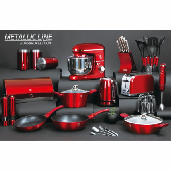 Termoska nerez 0,5 l Burgundy Metallic Line BH-7601