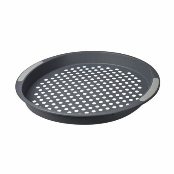 Servírovací tác kulatý 40 x 4 cm tmavě šedá KO-030001740seda