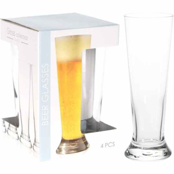 Sklenice na pivo sada 4 ks 370 ml KO-CC7000340