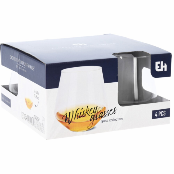 Sklenice na whisky sada 4 ks 450 ml KO-CC7001550