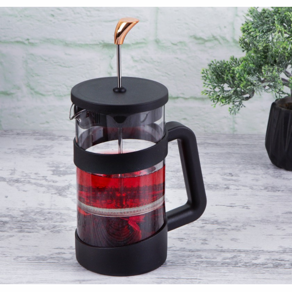 Konvice na čaj a kávu French Press 600 ml Black Rose Coll...