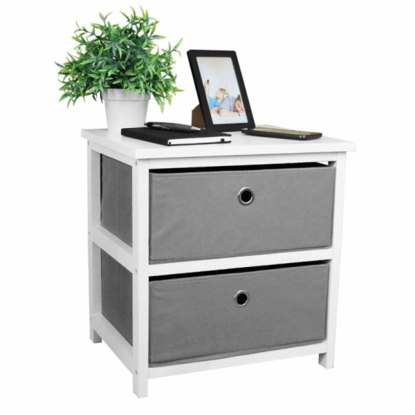 HOMESTYLING Úložný regál se 2 zásuvkami KO-CP8500930