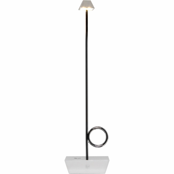 Broggi Lampada Bugia  chromed rechargeable