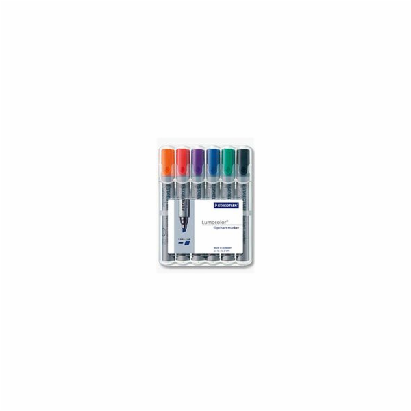 Staedtler Popisovač flipchart STAEDTLER Lumocolor 6ks box