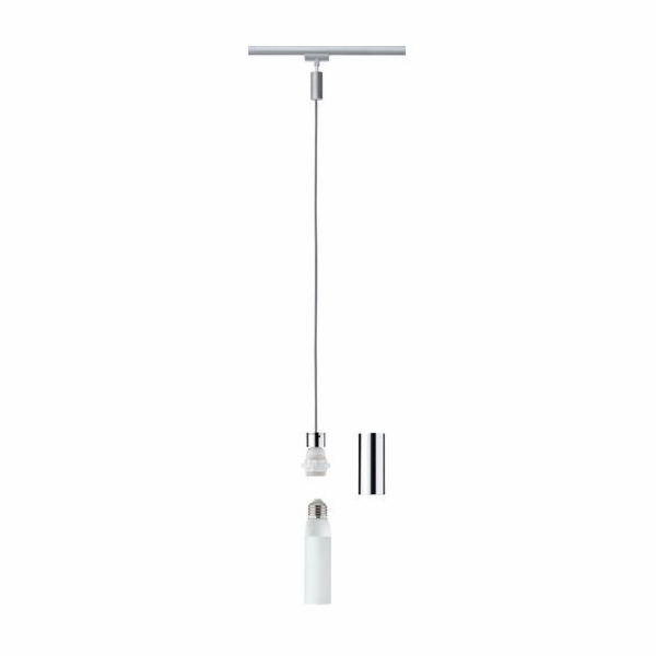 Paulmann URail 2Easy Base Přesah max. 1x20W E27 Matt Chro...