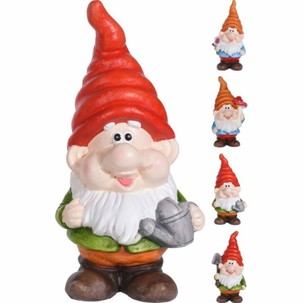 Trpaslík zahradní mix dekorů keramika 32x15 cm