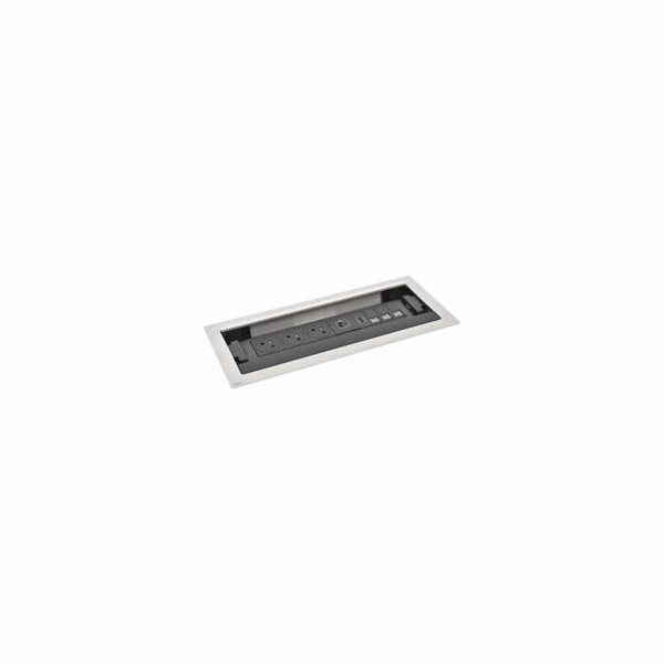 Legrand - Incara™ Flip-up - Zapuštěný zásuv. blok uzavíra...