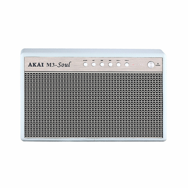 Reproduktor AKAI, M3 SOUL, white, Bluetooth, 2 x USB, 20 ...