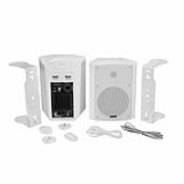 Omnitronic ALP-6A aktivní 6,5" reproboxy 2x45W, bílý, cen...