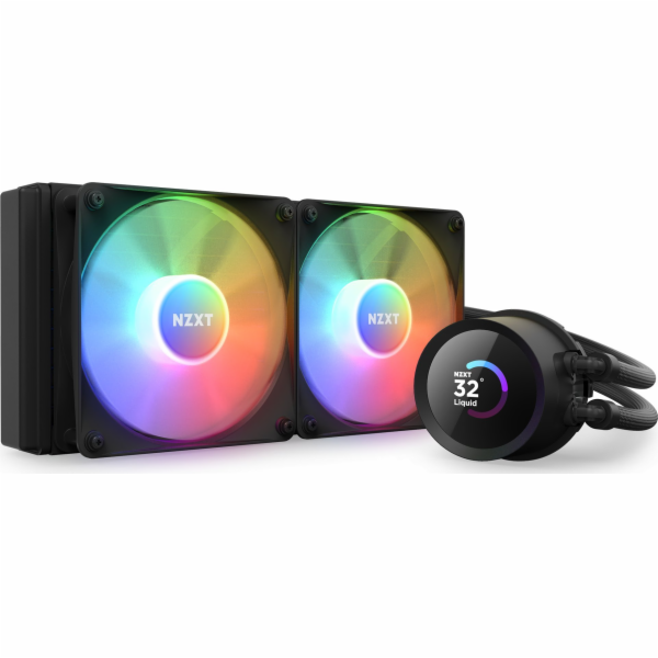 NZXT vodní chladič Kraken 240 RGB / 2x120mm fan / LCD dis...