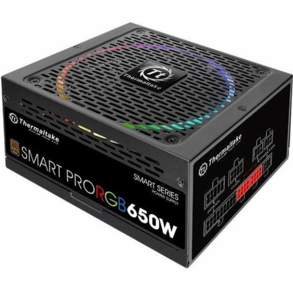 Zasilacz Smart Pro RGB 650W Modular (80+ Bronze, 4xPEG, 1...
