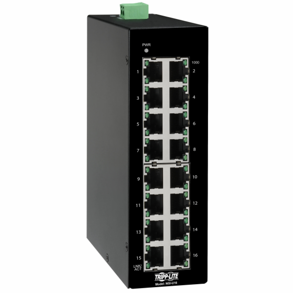 Přepínač 16x zdroj Unmanaged Ethernet Switch, 10/100/1000...