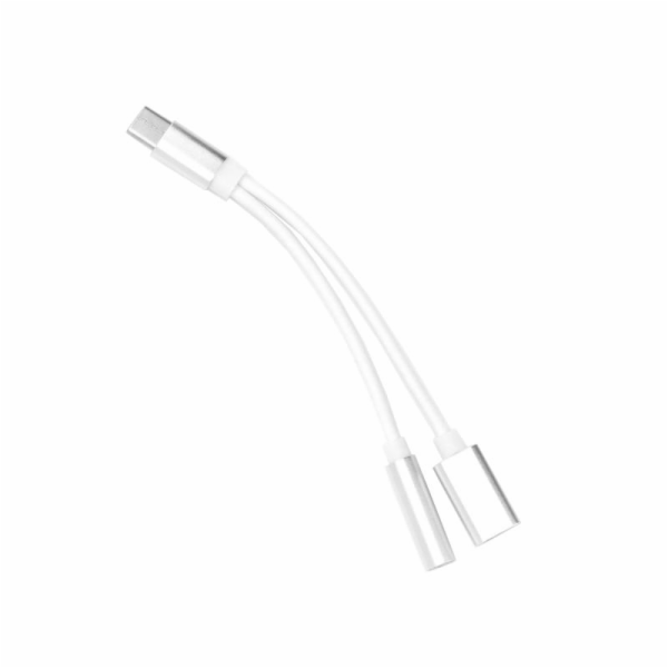 Adaptér USB-C na JACK 3,5mm (pro poslech hudby) + USB-C(n...