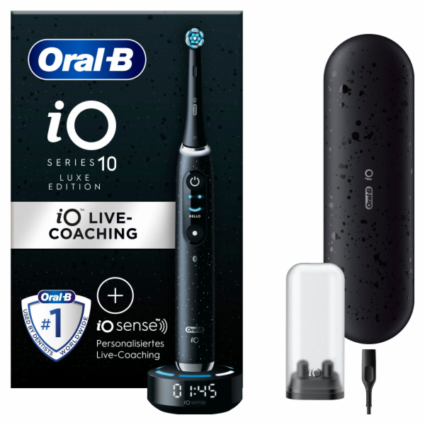 Braun Oral-B iO Series 10 Black Onyx Luxe Edition, elektr...