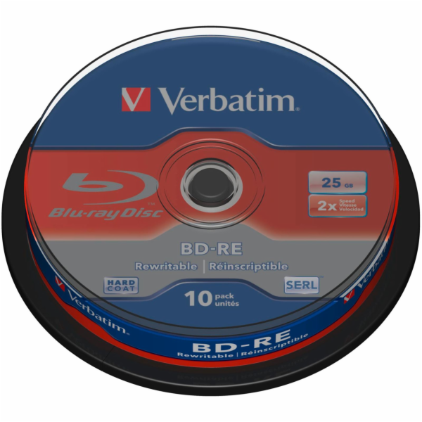 Verbatim BD-RE 25GB 2x 10ks (43694)
