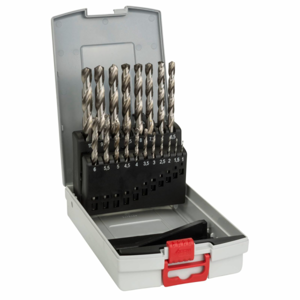 Bosch sada vrtaku do kovu HSS-G s boxem 19-dilna 1,0-10,0 mm