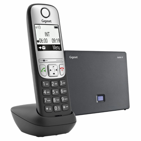 SIEMENS Gigaset A690 IP Black - bezdrátový IP telefon