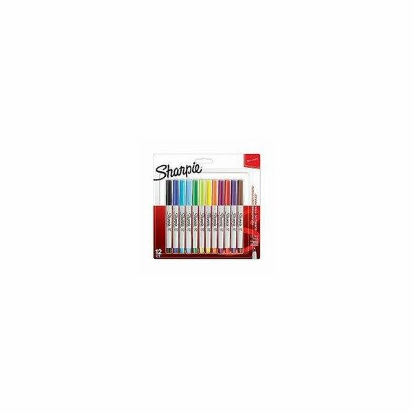 1x12 Sharpie Permanentmarker UF 12 colours