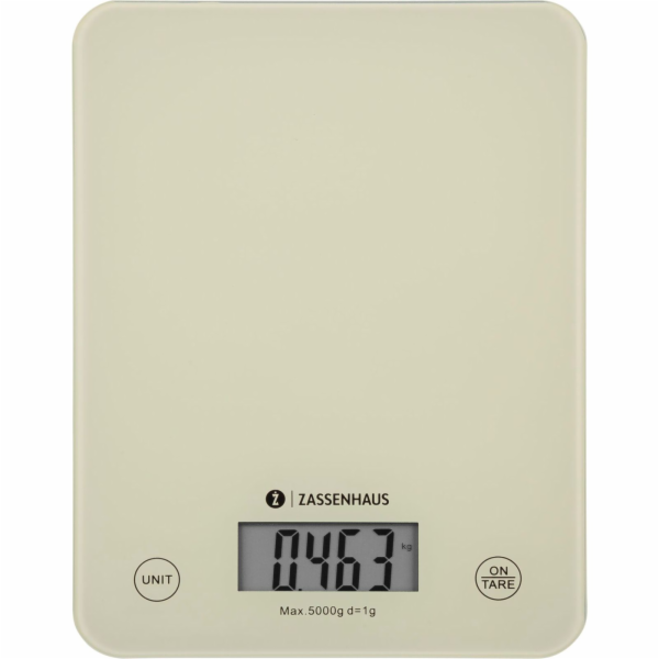 Zassenhaus Kitchen Scale Digital Scale Balance Cool Cream...