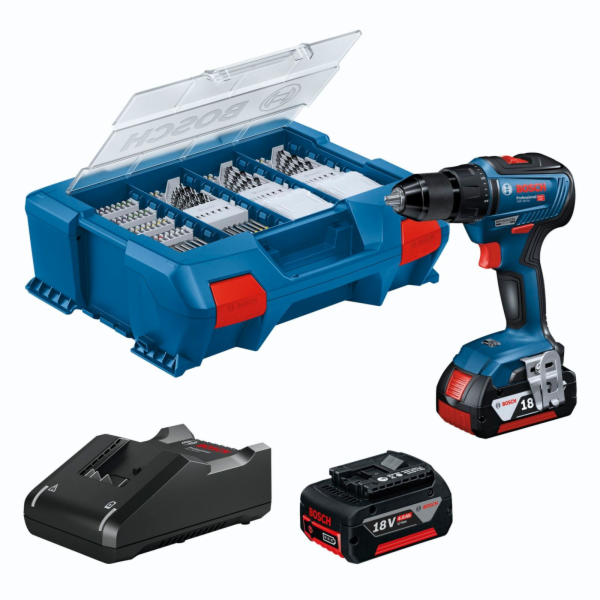 Bosch GSR 18V-55 Professional Pick&Click vc. sady prísl.