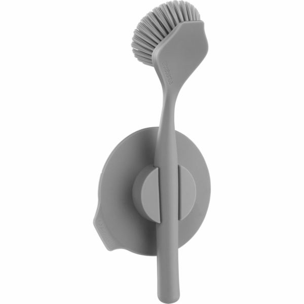Brabantia kartác na nádobí s drzákem tm. sedý