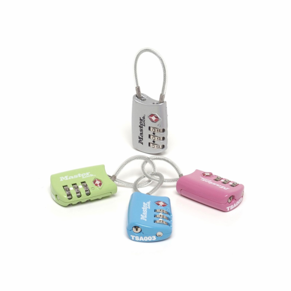Master Lock  TSA 4688EURD set visacích kombinačních zámků...