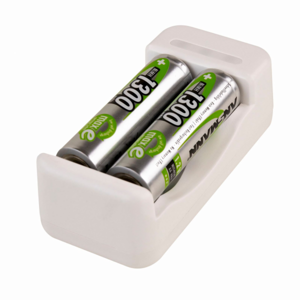 Ansmann nabíjecka Basic II vc. 2 x AA 1300mAh aku 1001-01...