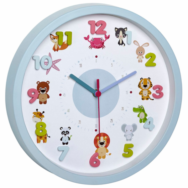 TFA 60.3051.14 Little Animal Kids Wall Clock