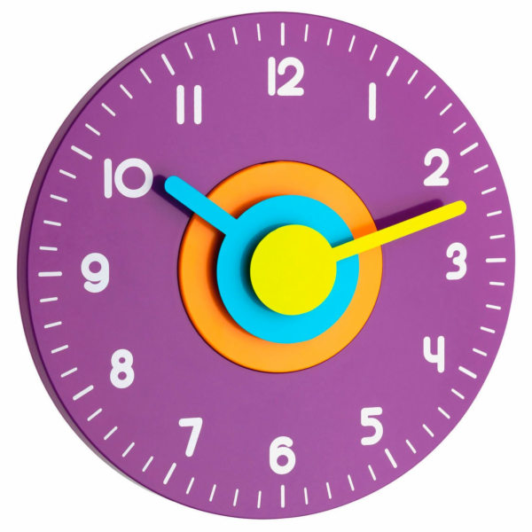 TFA 60.3015.11 Design Wall Clock purple