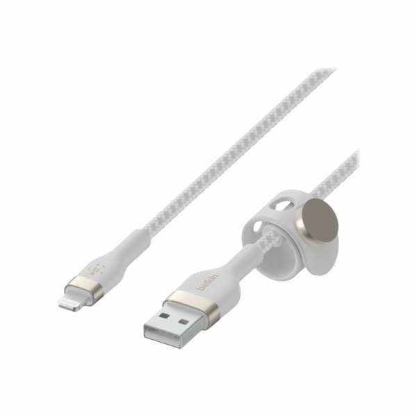 Belkin Flex Lightning/USB-A 2m mfi cert., bílý     CAA010...