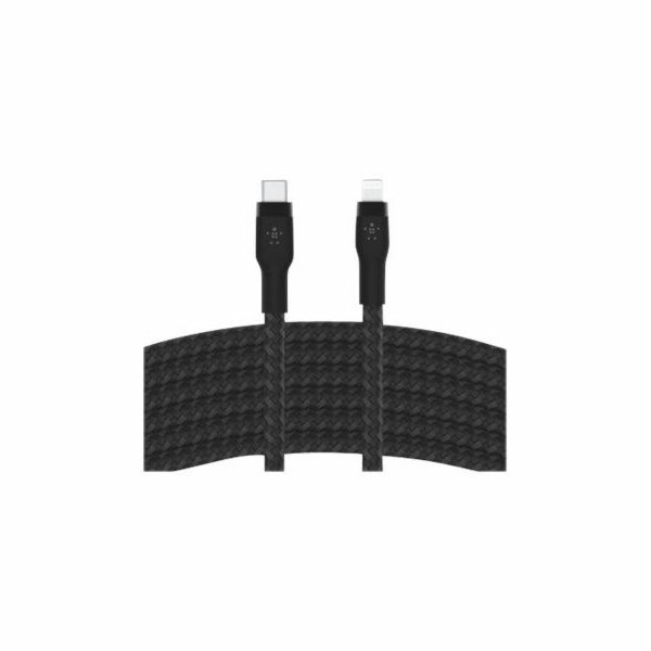 Belkin Flex Lightning/USB-C 15W 3m mfi.cert.cerný   CAA01...