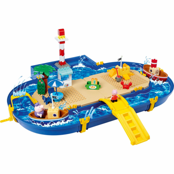 BIG Waterplay Peppa Pig Holiday vodní svet s kanály a prí...