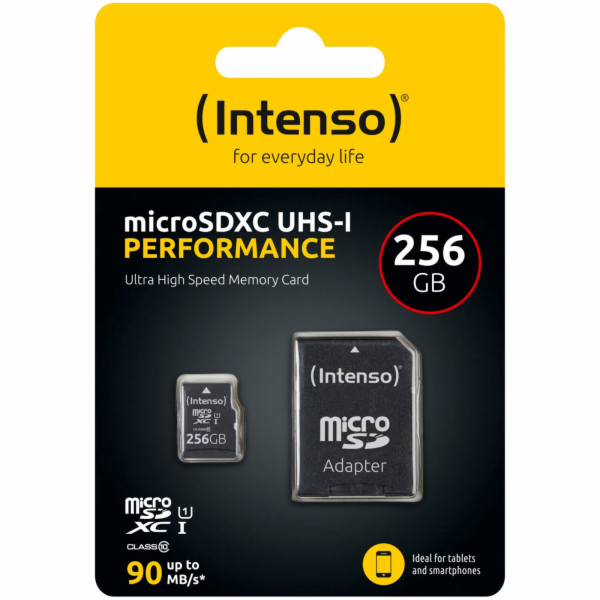 Intenso microSDXC          256GB Class 10 UHS-I U1 Perfor...