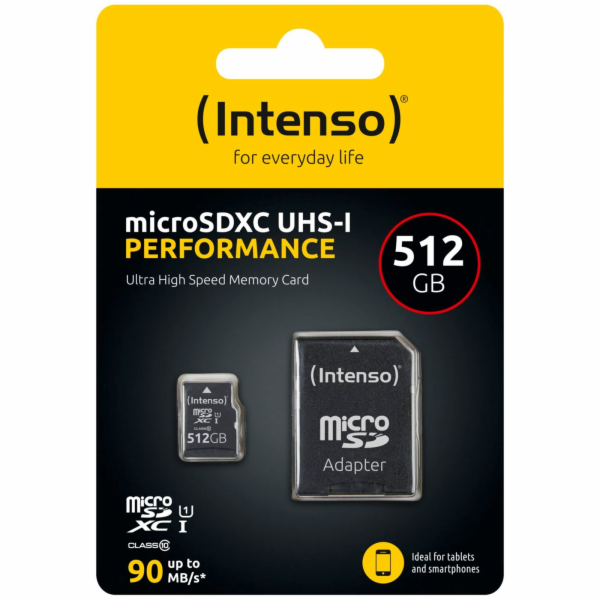 Intenso microSDXC          512GB Class 10 UHS-I U1 Perfor...