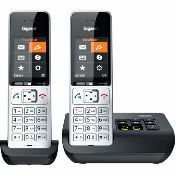 Gigaset COMFORT 500A duo silver-black