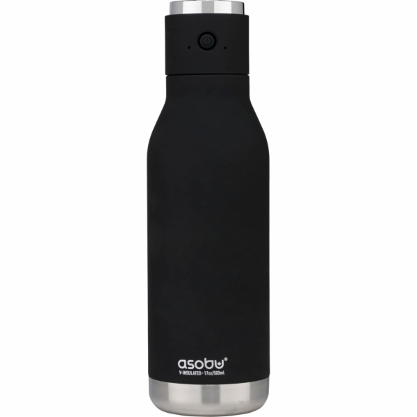 Asobu termoska s bezdrát.reprod. cerná 0.5 L
