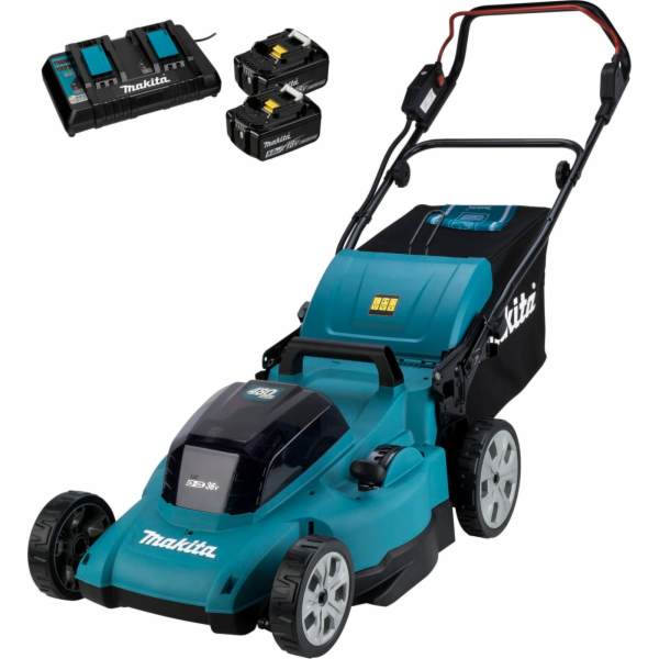 Makita DLM480PT2 aku sekacka na travu