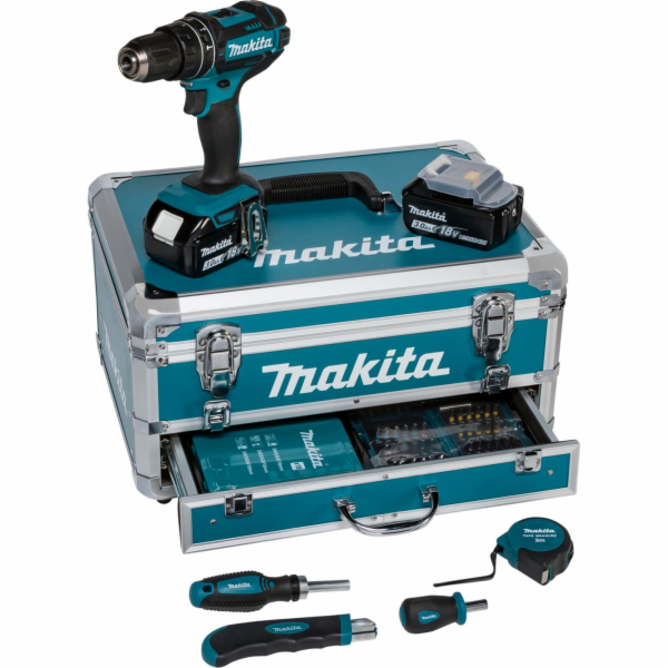 Makita DHP482RFX9 aku příklepová vrtačka