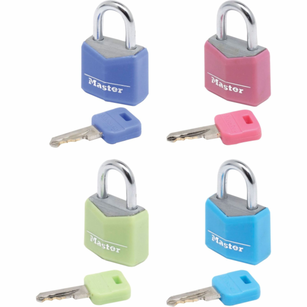 Master Lock  9120EURQCOLNOP visacíá zámek 4ks