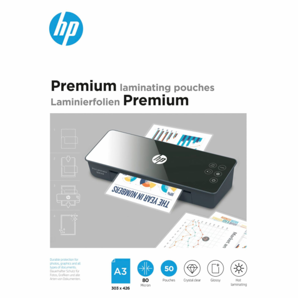 HP Premium Lamin. folie A3 80 Micron