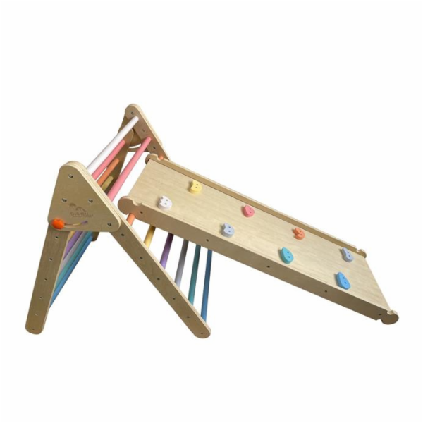 Hračka 2Kids Toys Piklerové trojúhelník s deskou pastelový