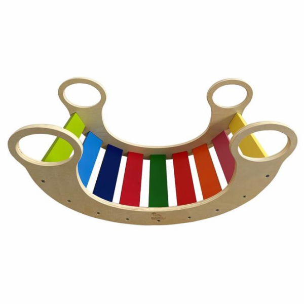 Houpačka 2Kids Toys Montessori duhová 