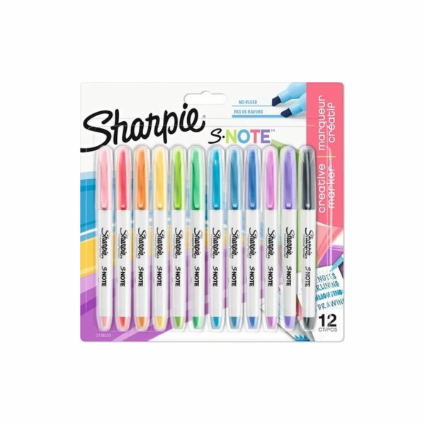 1x12 Sharpie Creatie Marker S-Note 12 colours